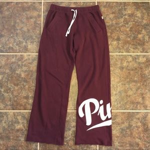 Pink Victoria’s Secret loose sweatpants